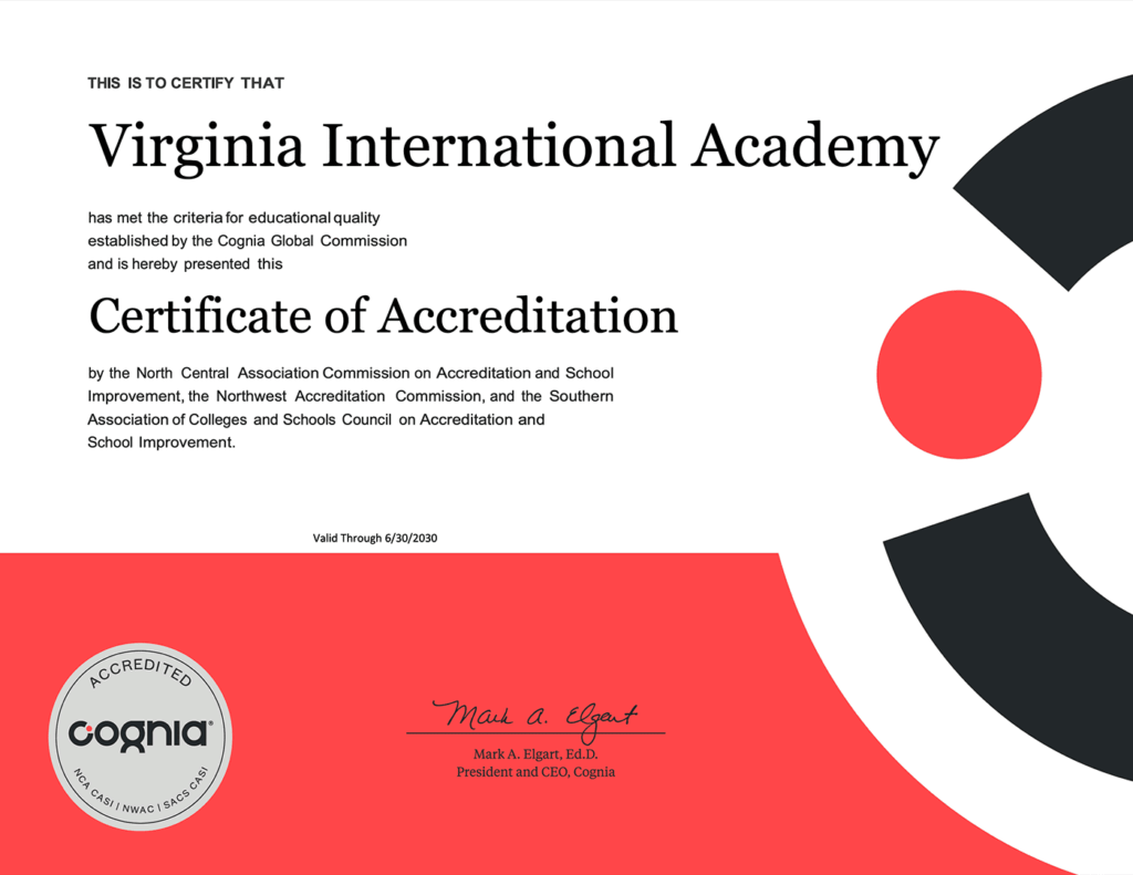 Certificate of Accreditation